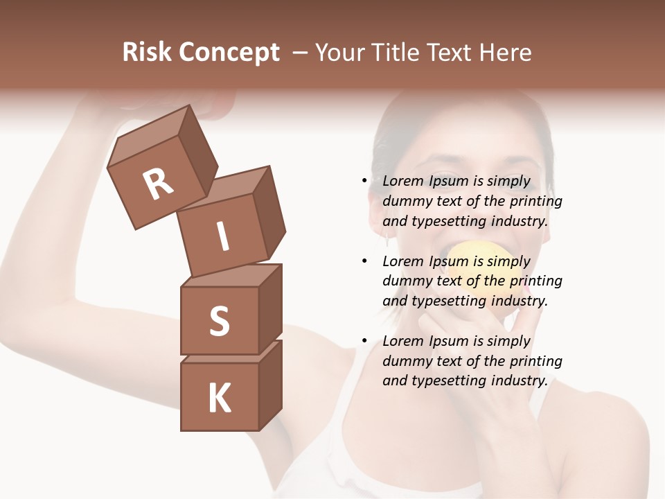 Training Eating Young PowerPoint Template