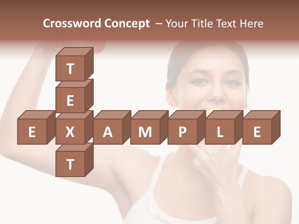 Training Eating Young PowerPoint Template