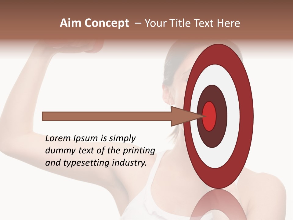 Training Eating Young PowerPoint Template