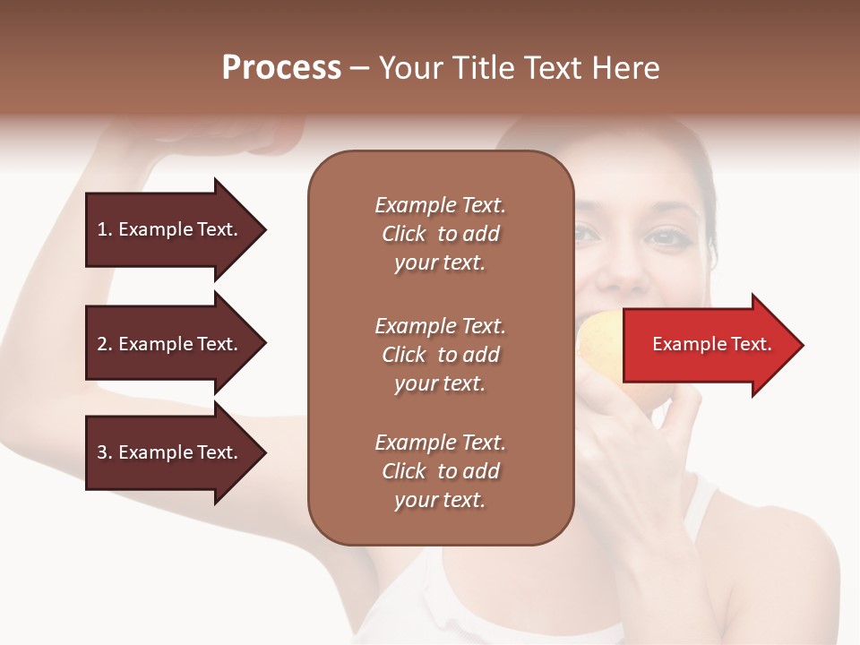 Training Eating Young PowerPoint Template