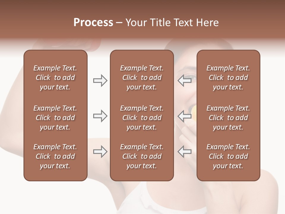 Training Eating Young PowerPoint Template