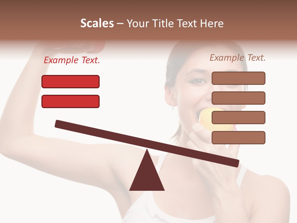 Training Eating Young PowerPoint Template