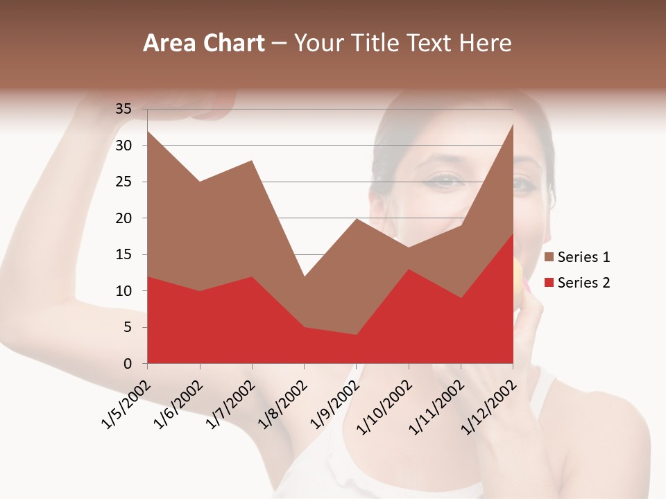Training Eating Young PowerPoint Template