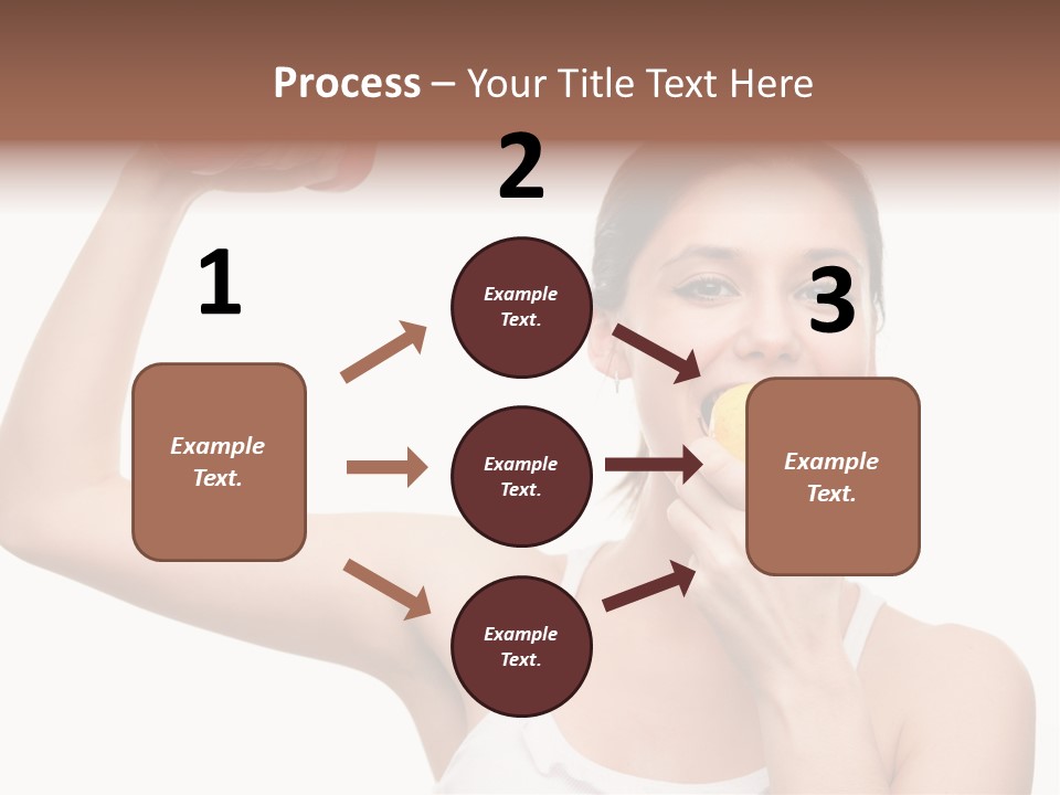 Training Eating Young PowerPoint Template