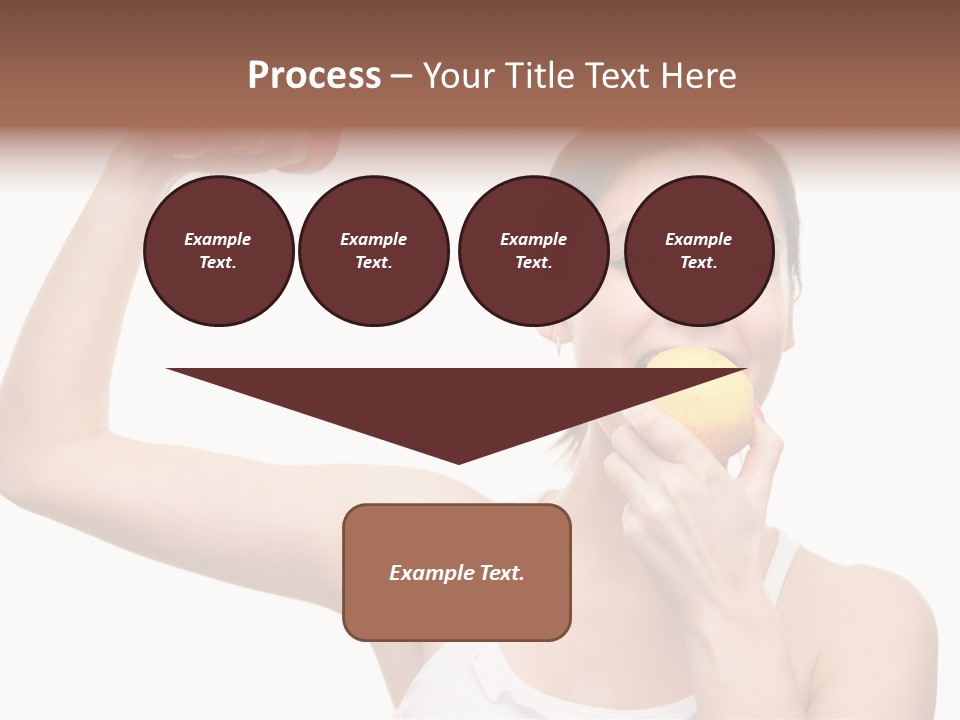 Training Eating Young PowerPoint Template