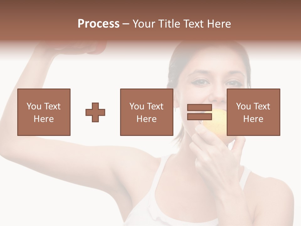 Training Eating Young PowerPoint Template