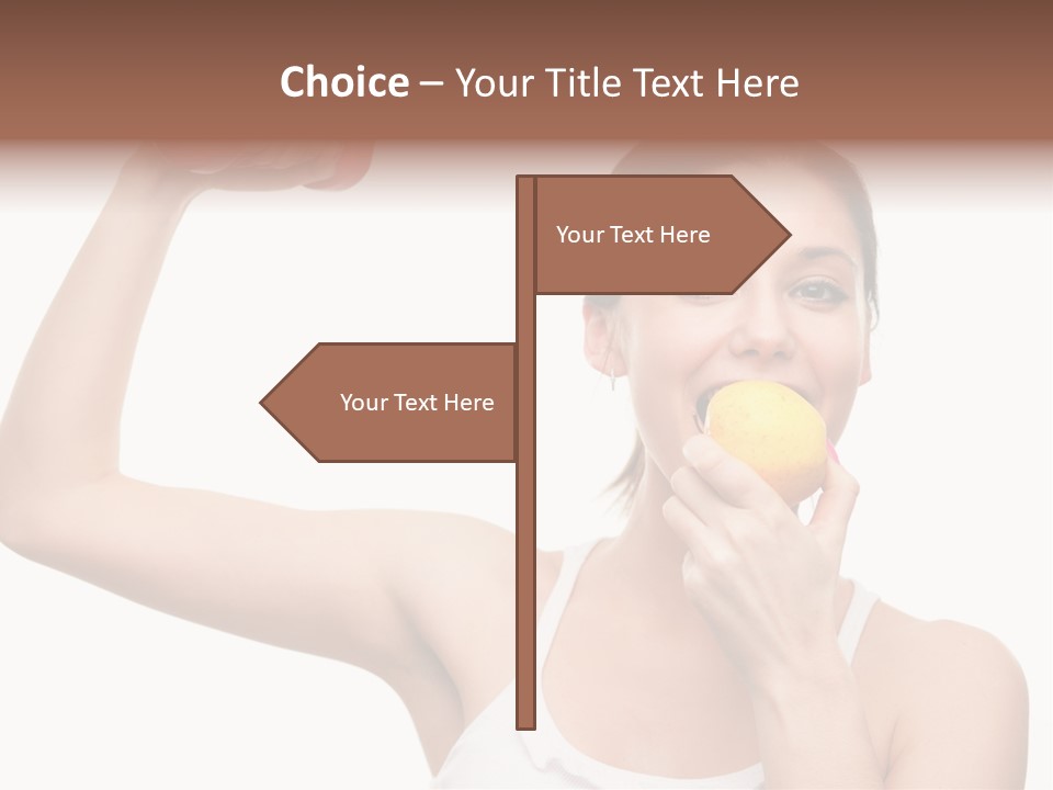 Training Eating Young PowerPoint Template