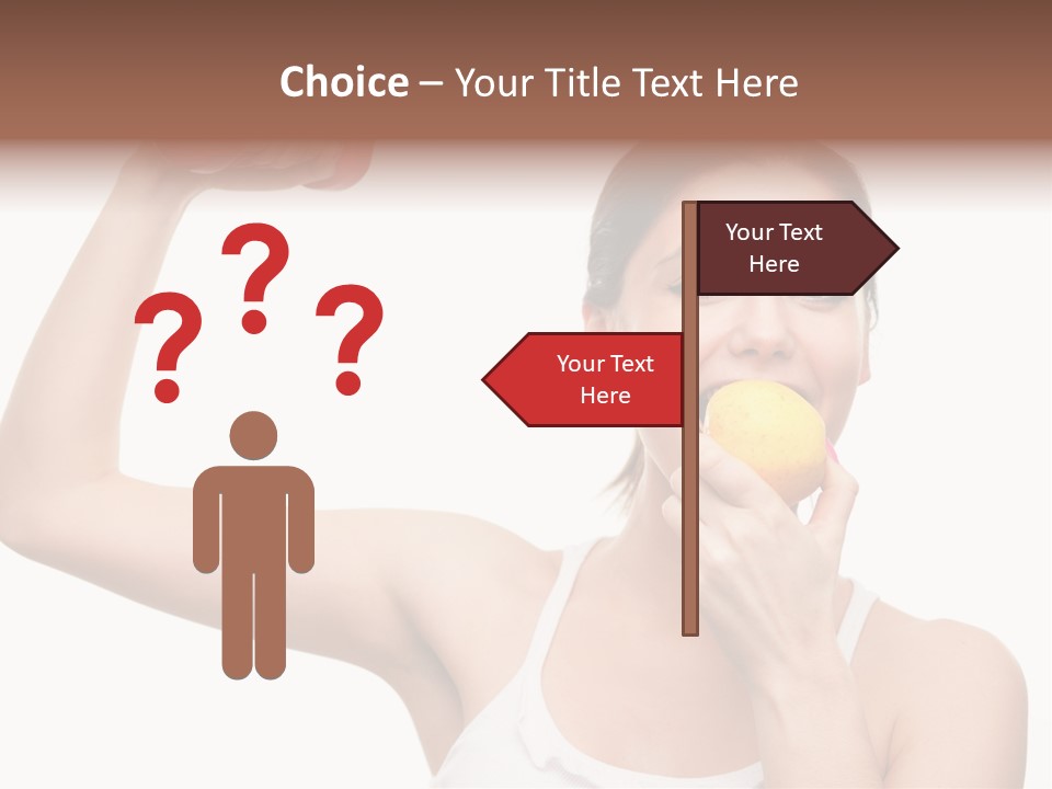 Training Eating Young PowerPoint Template