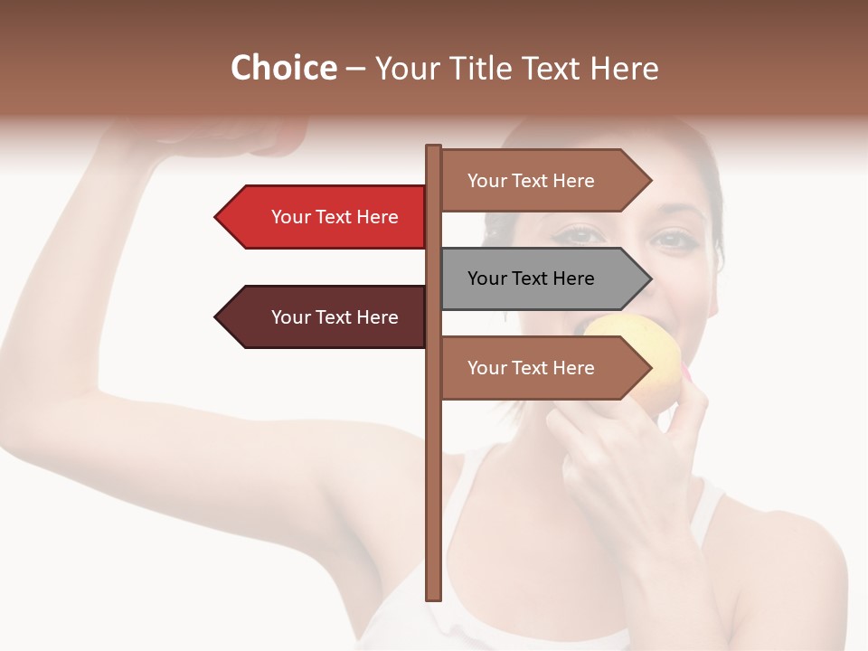 Training Eating Young PowerPoint Template