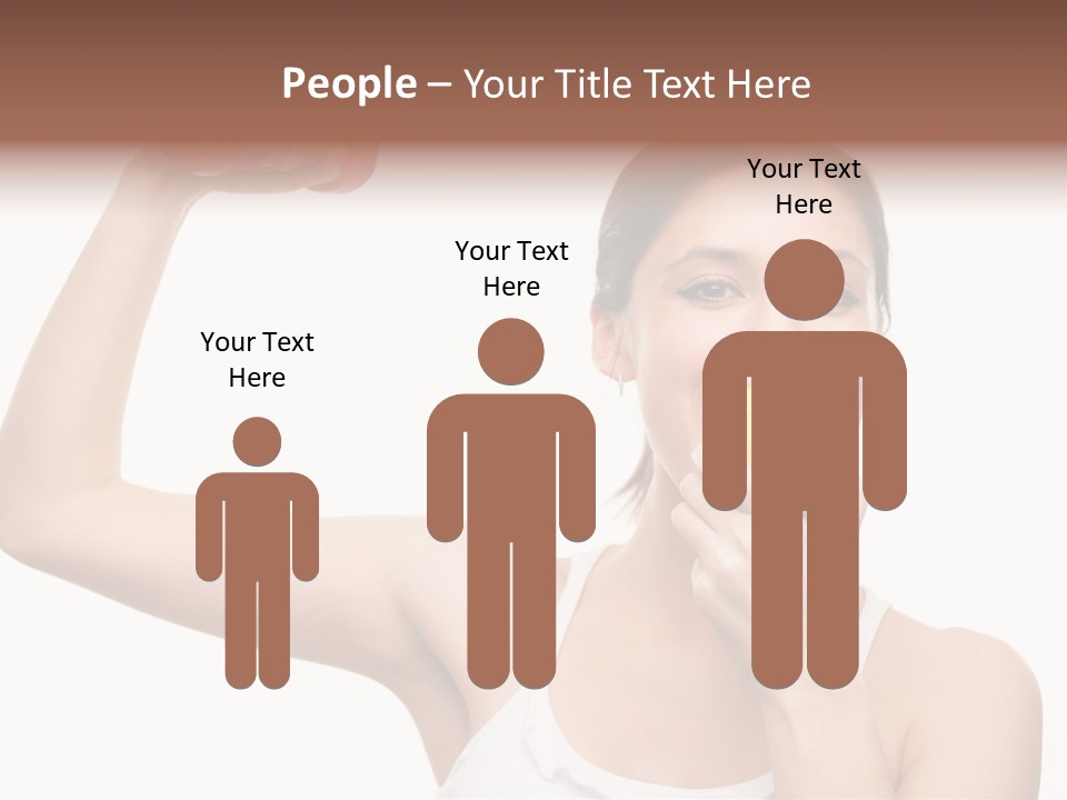 Training Eating Young PowerPoint Template