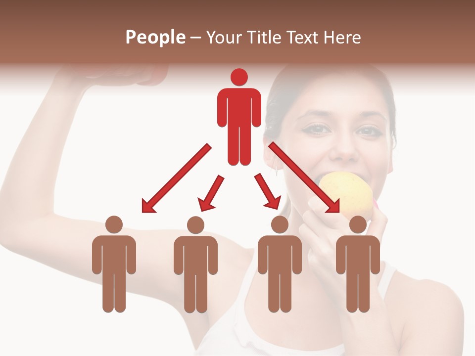 Training Eating Young PowerPoint Template