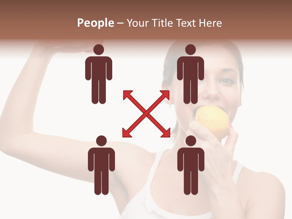 Training Eating Young PowerPoint Template