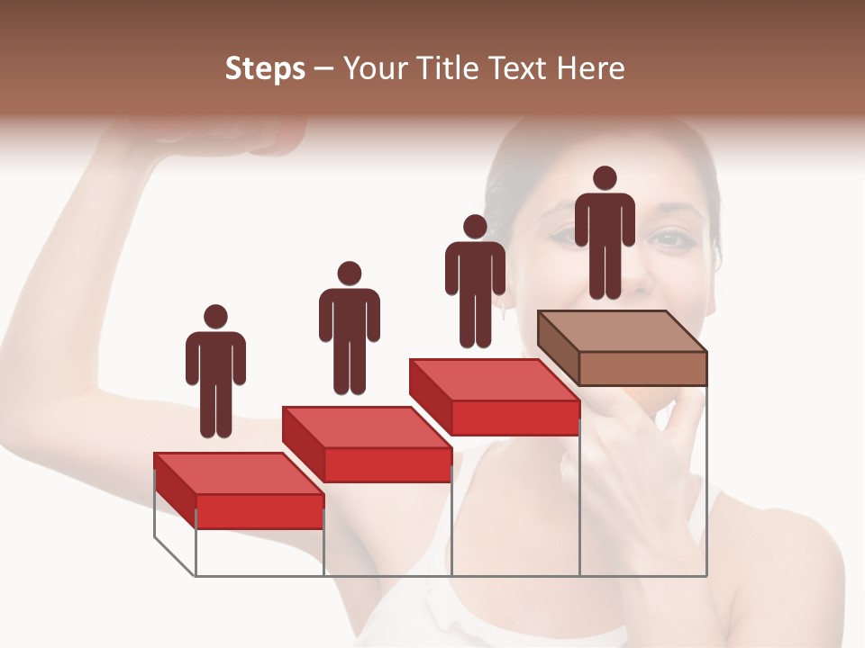 Training Eating Young PowerPoint Template