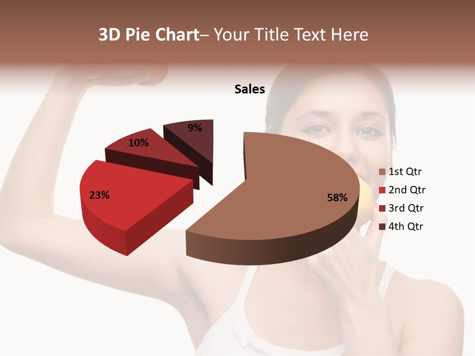 Training Eating Young PowerPoint Template