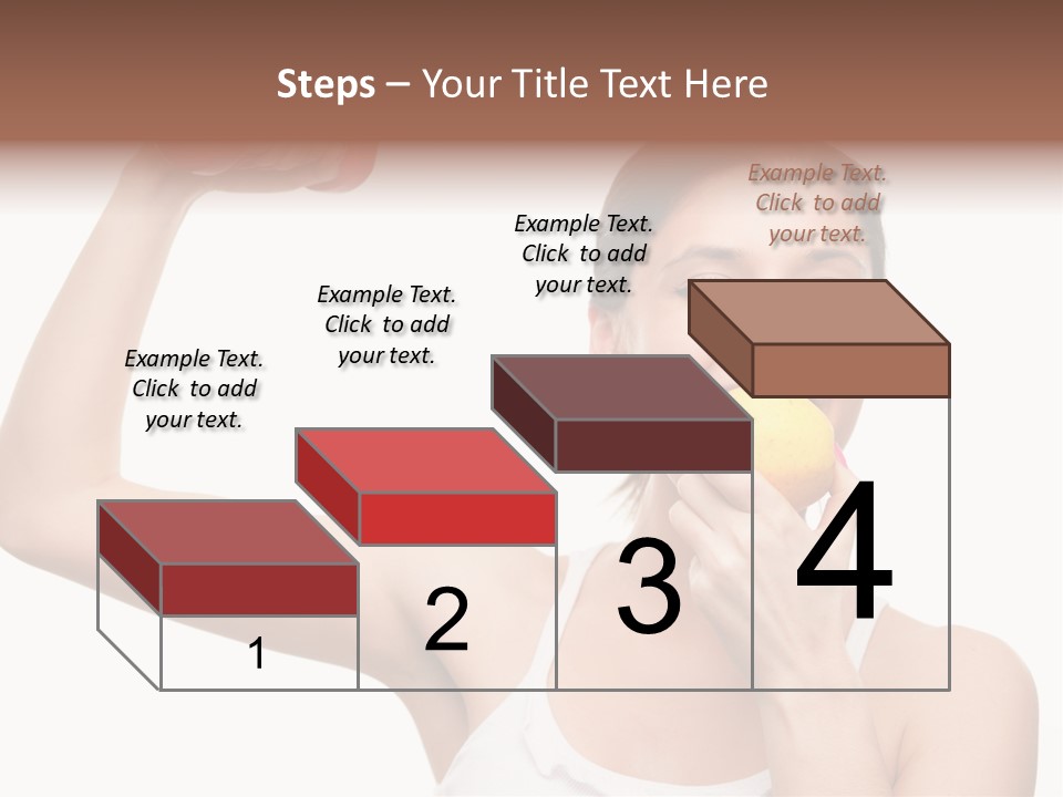 Training Eating Young PowerPoint Template