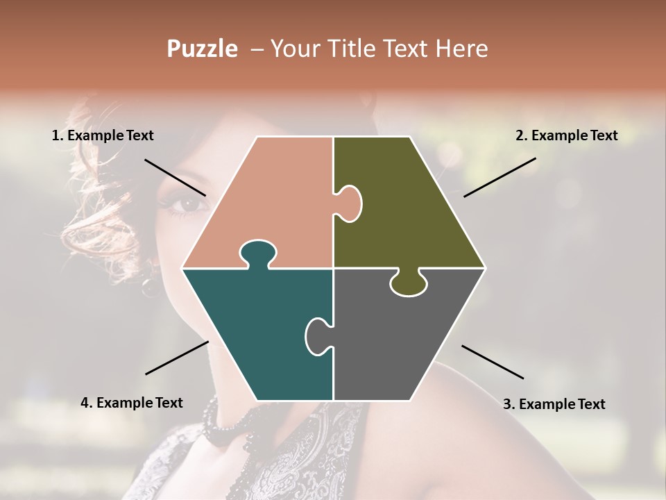 Sensual Romantic White PowerPoint Template