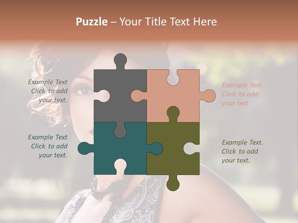 Sensual Romantic White PowerPoint Template