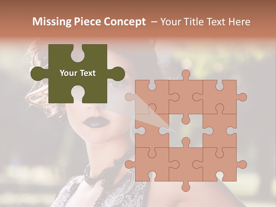 Sensual Romantic White PowerPoint Template