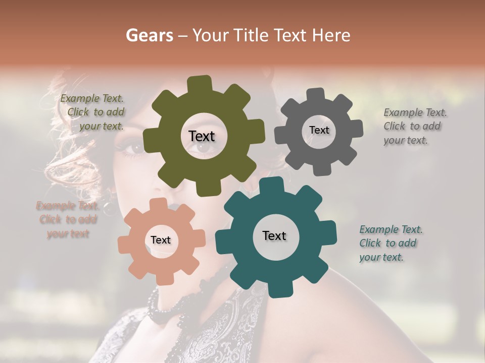 Sensual Romantic White PowerPoint Template