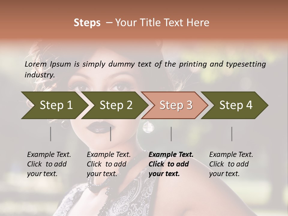Sensual Romantic White PowerPoint Template