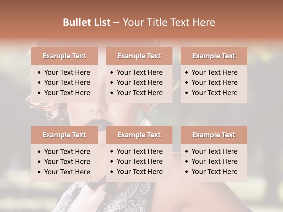 Sensual Romantic White PowerPoint Template