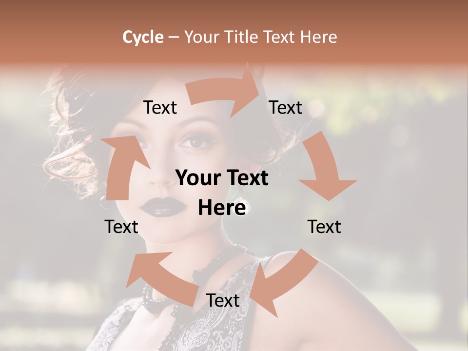 Sensual Romantic White PowerPoint Template
