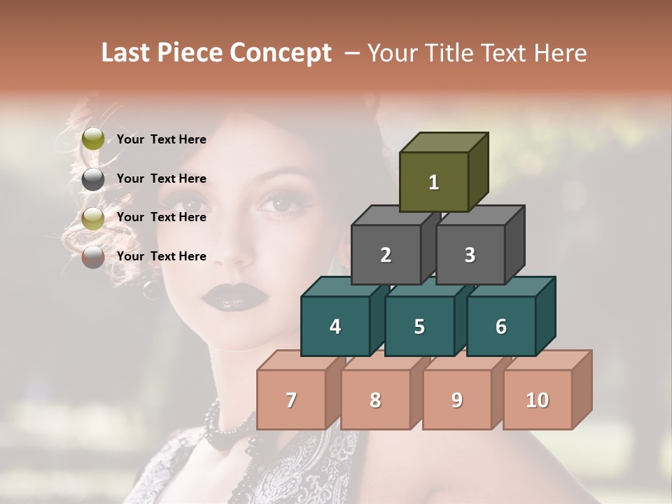 Sensual Romantic White PowerPoint Template