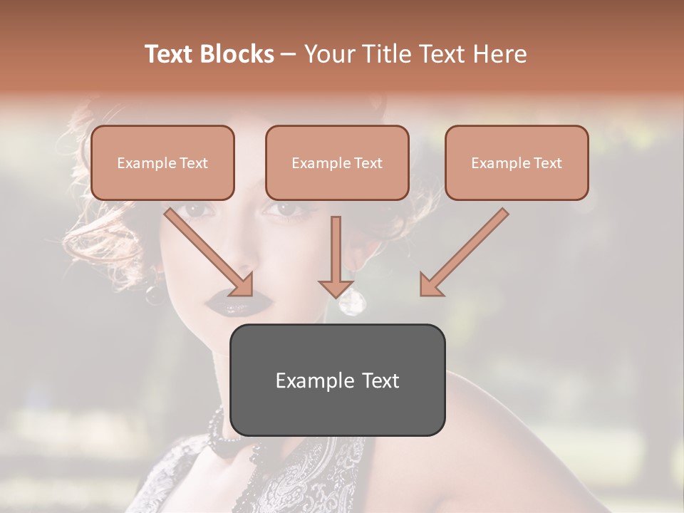 Sensual Romantic White PowerPoint Template