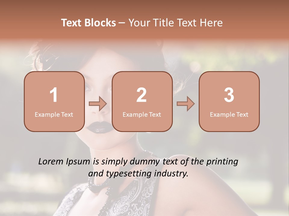 Sensual Romantic White PowerPoint Template