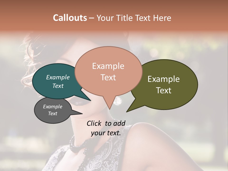 Sensual Romantic White PowerPoint Template