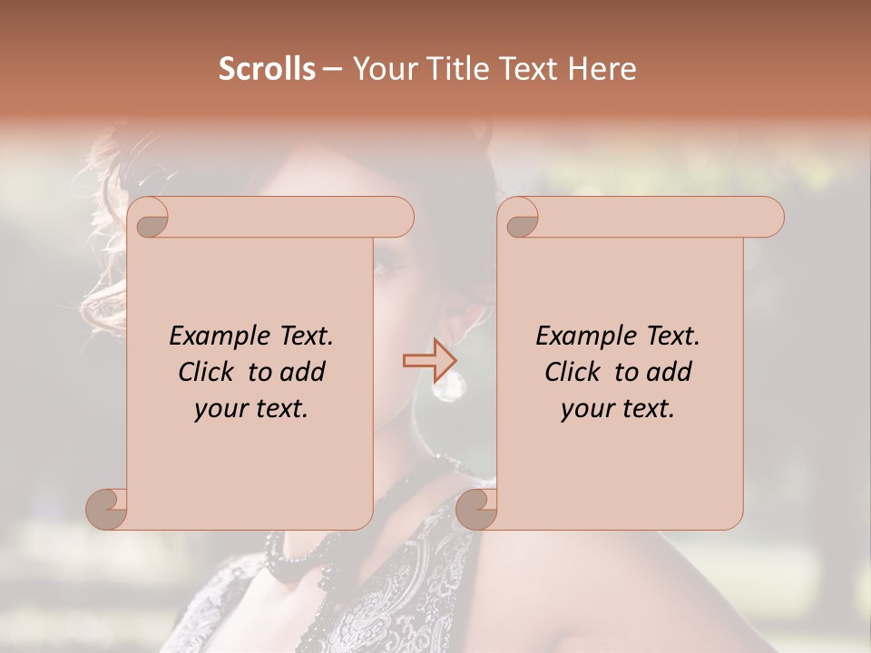 Sensual Romantic White PowerPoint Template