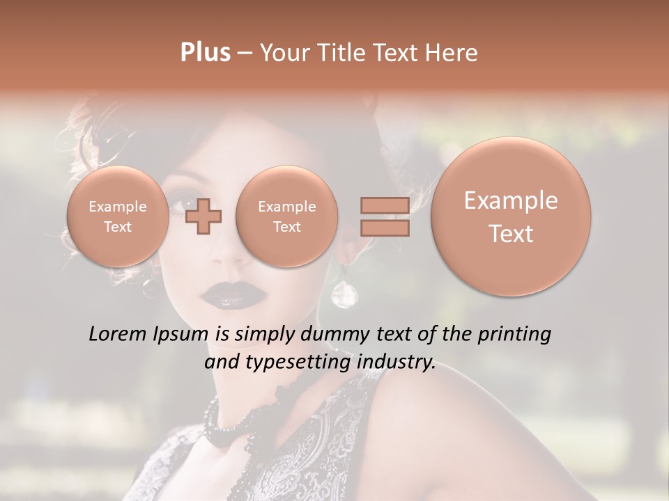 Sensual Romantic White PowerPoint Template