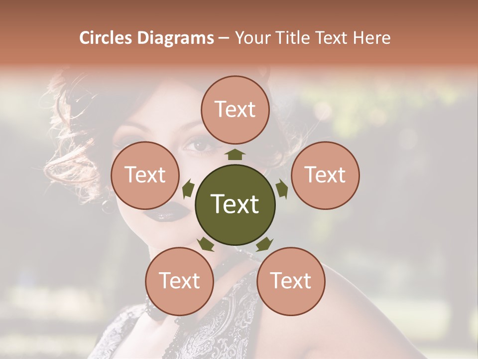 Sensual Romantic White PowerPoint Template