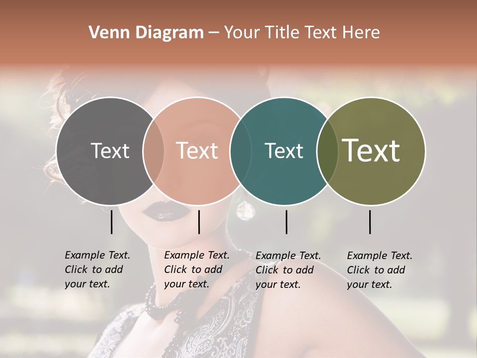 Sensual Romantic White PowerPoint Template