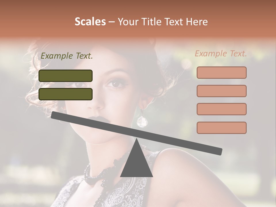 Sensual Romantic White PowerPoint Template