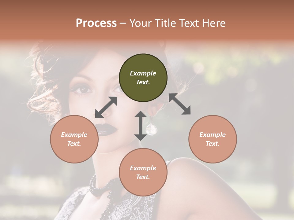 Sensual Romantic White PowerPoint Template
