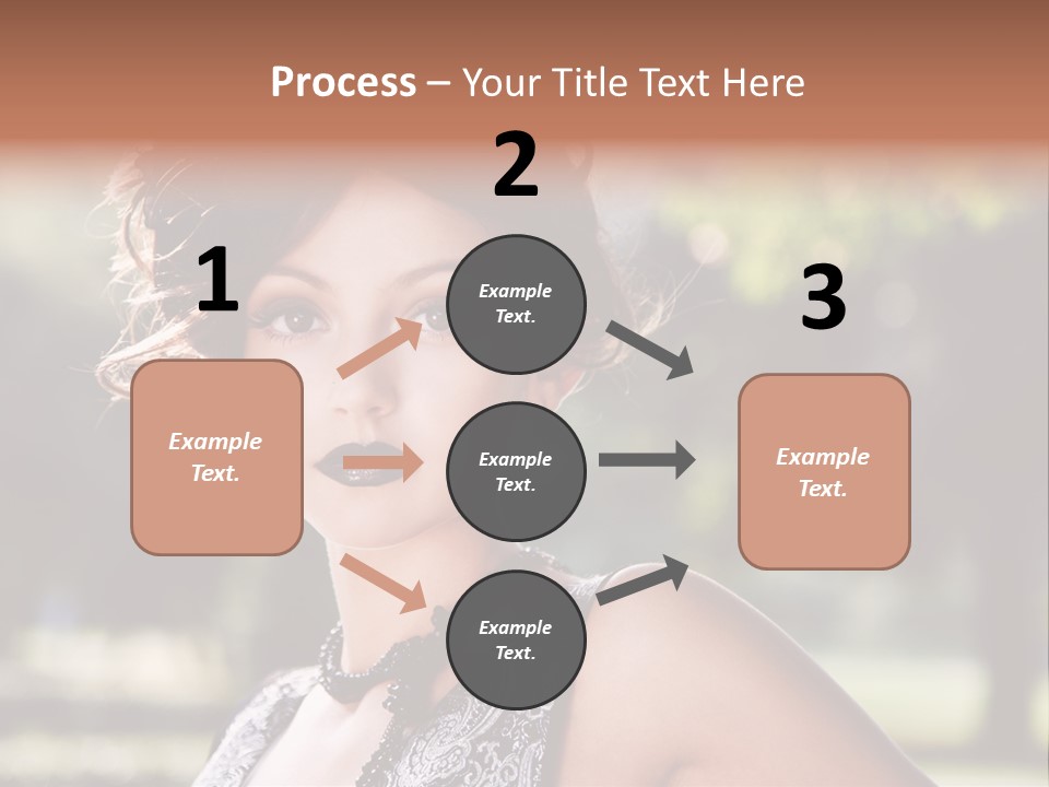 Sensual Romantic White PowerPoint Template
