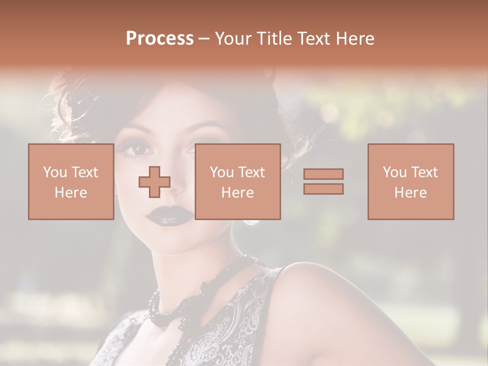 Sensual Romantic White PowerPoint Template