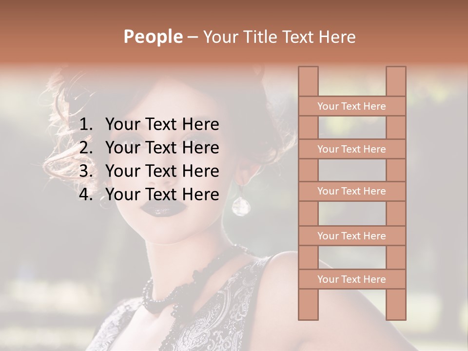 Sensual Romantic White PowerPoint Template