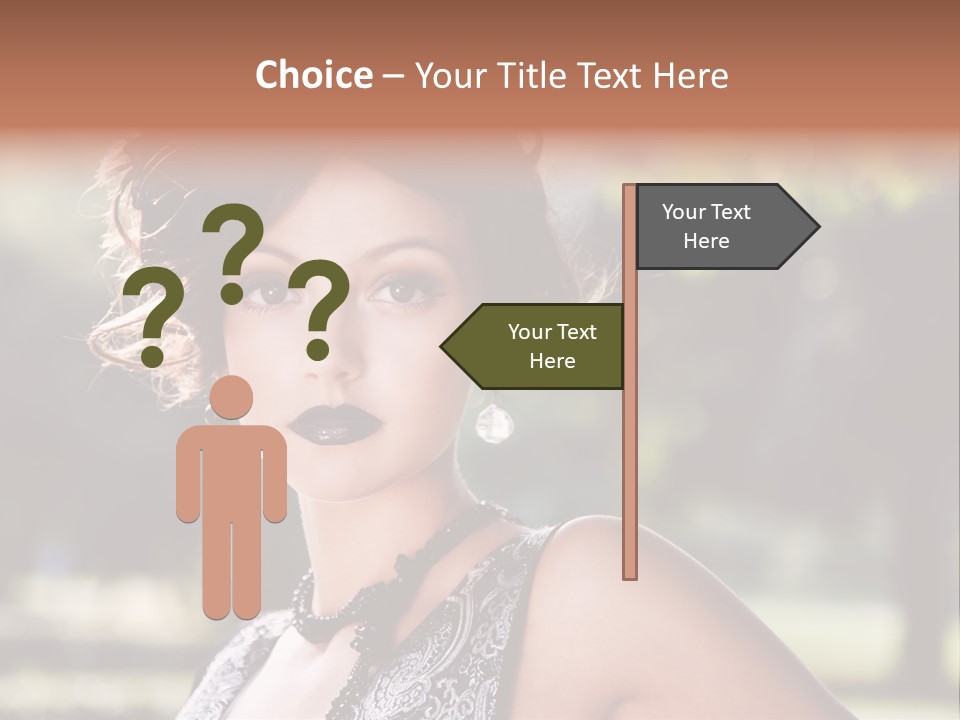 Sensual Romantic White PowerPoint Template