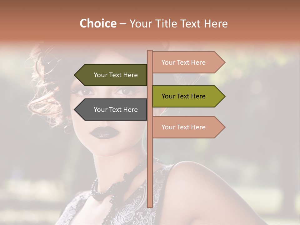 Sensual Romantic White PowerPoint Template