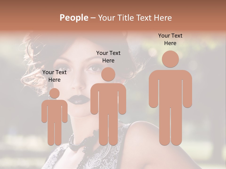 Sensual Romantic White PowerPoint Template