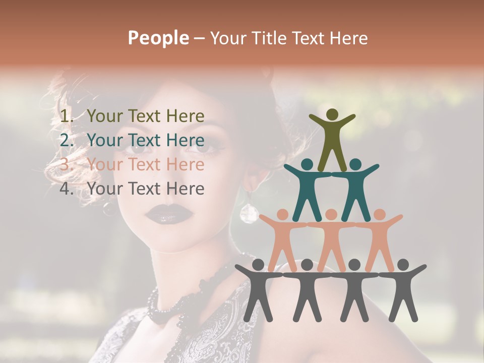 Sensual Romantic White PowerPoint Template