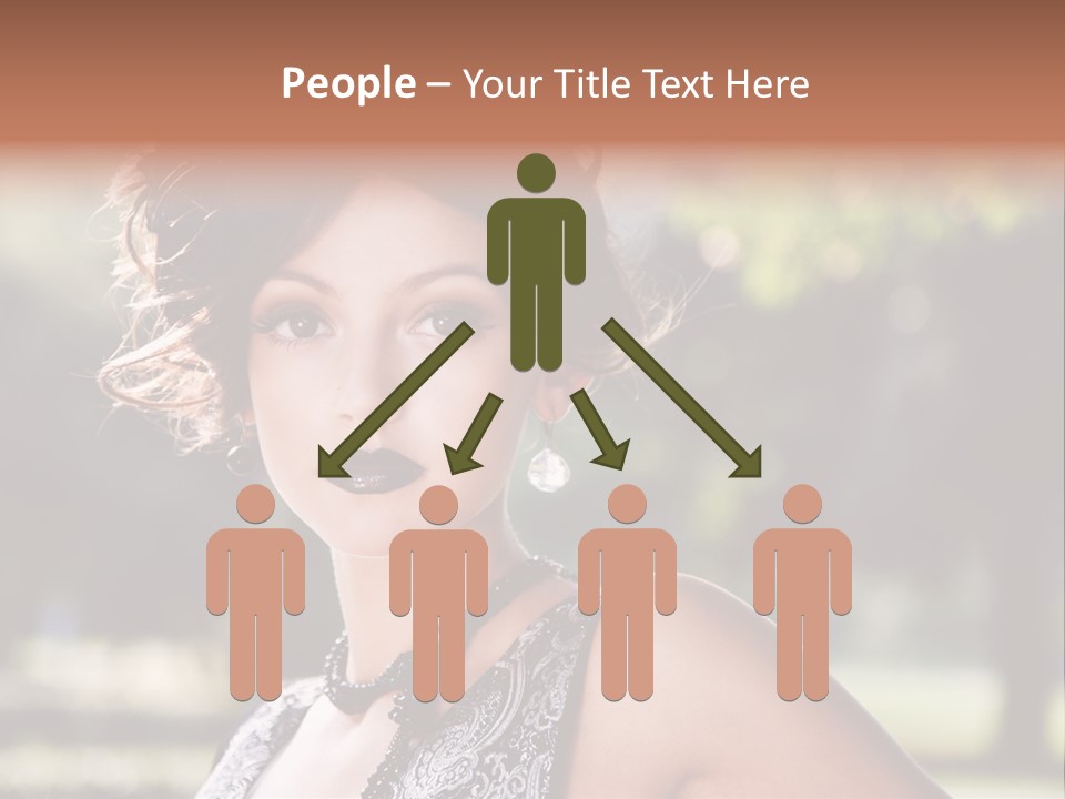 Sensual Romantic White PowerPoint Template