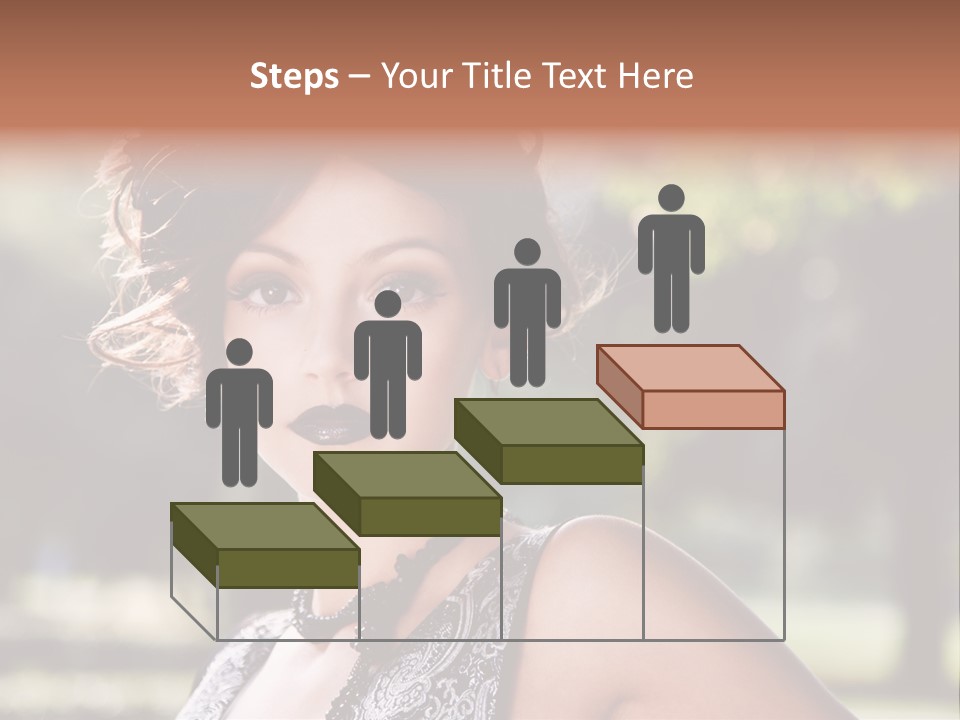 Sensual Romantic White PowerPoint Template