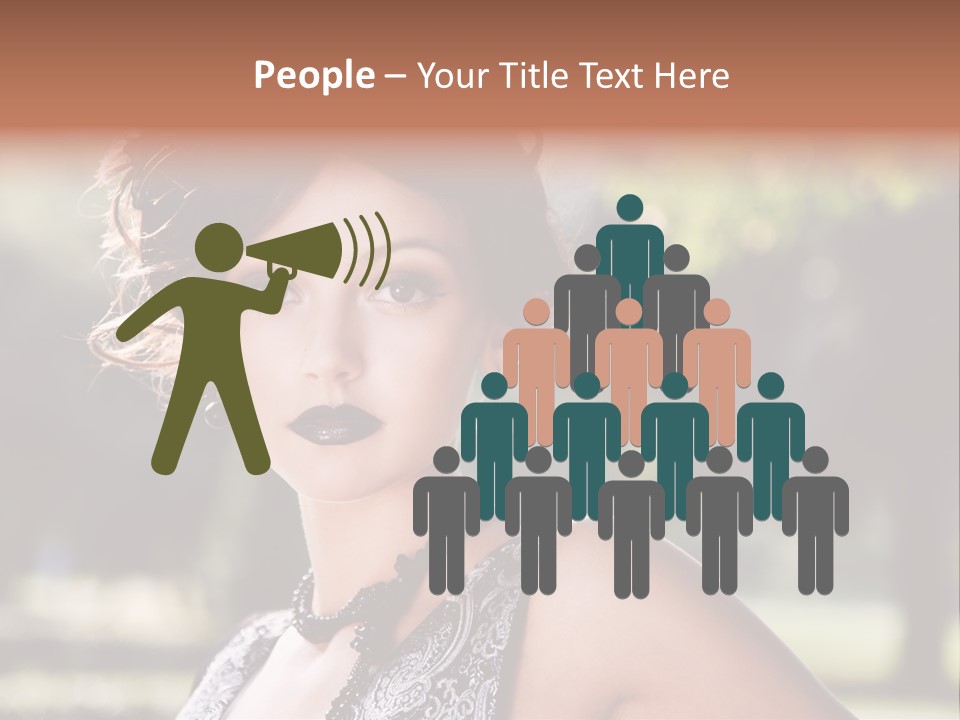 Sensual Romantic White PowerPoint Template