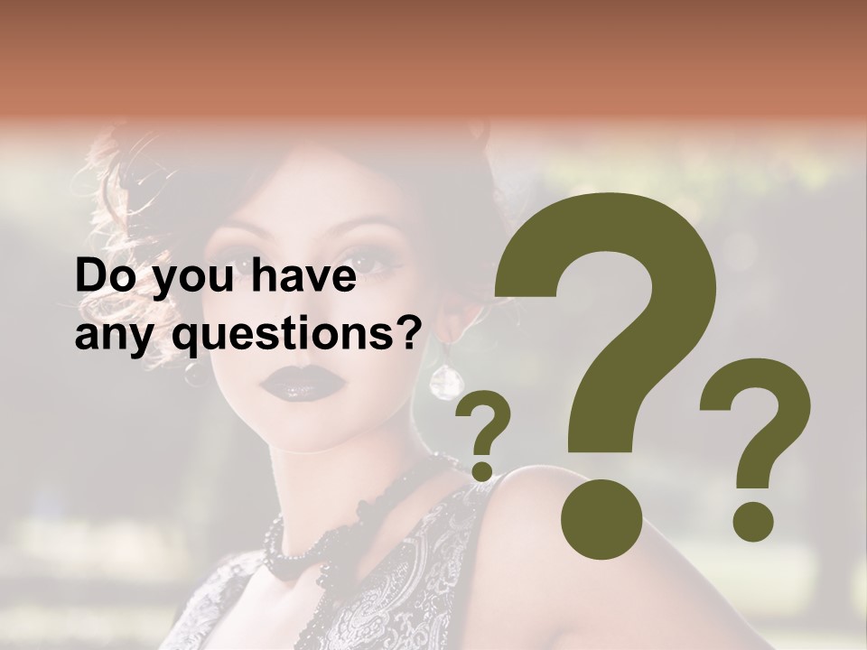 Sensual Romantic White PowerPoint Template