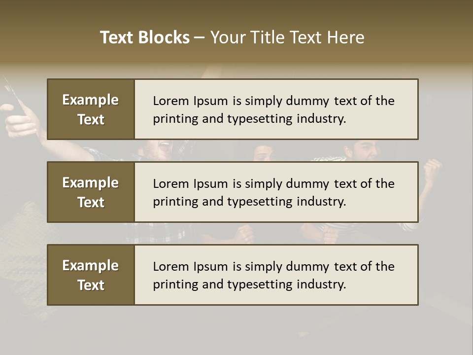 Happy Students Couch PowerPoint Template