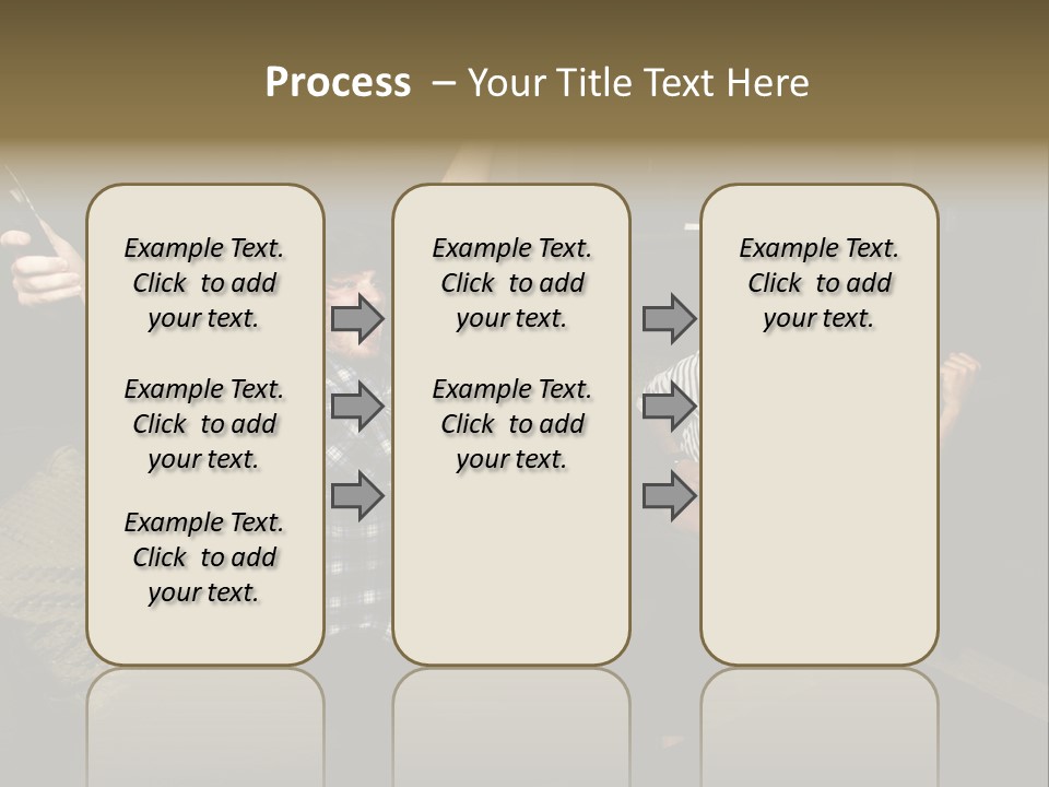 Happy Students Couch PowerPoint Template