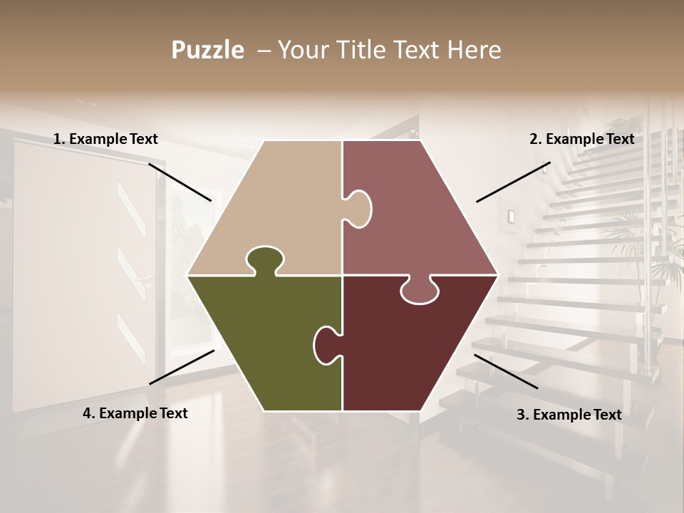 Stairs Window Modern PowerPoint Template